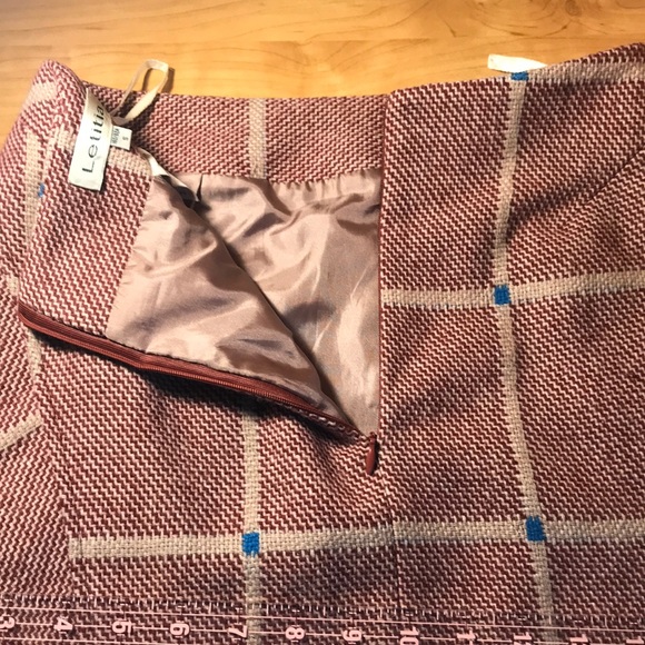 Wool Blend Midi High Low Winter Dress - Picture 6 of 10